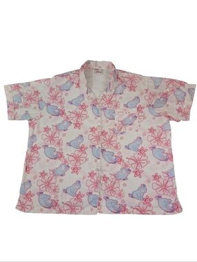 Disney Store Eeyore Tropical Hibiscus Sleep Shirt Size XL